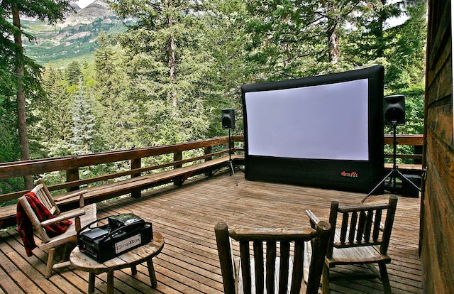 Featured Open Air Cinema Product: Home 9' Outdoor Movie System ...