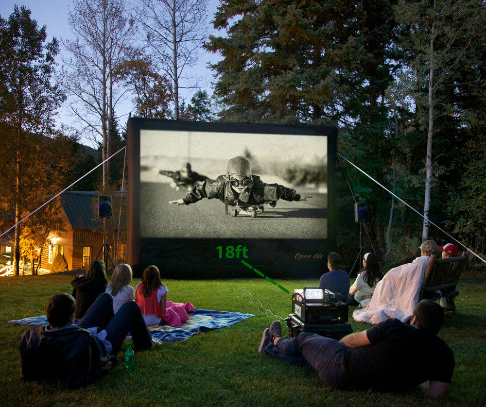 outdoor cinema projector