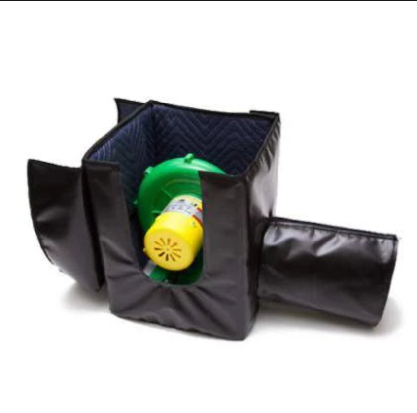 Blower muffler box included with the Standard 20' screen kit